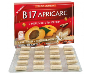B17 Apricarc s meruňkovým olejem 50 kapslí + 10 kapslí ZDARMA