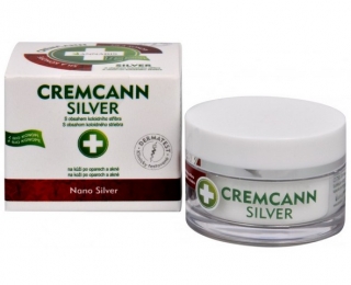 Cremcann Silver - konopný krém na kůži na opary a akné přírodní 15 ml